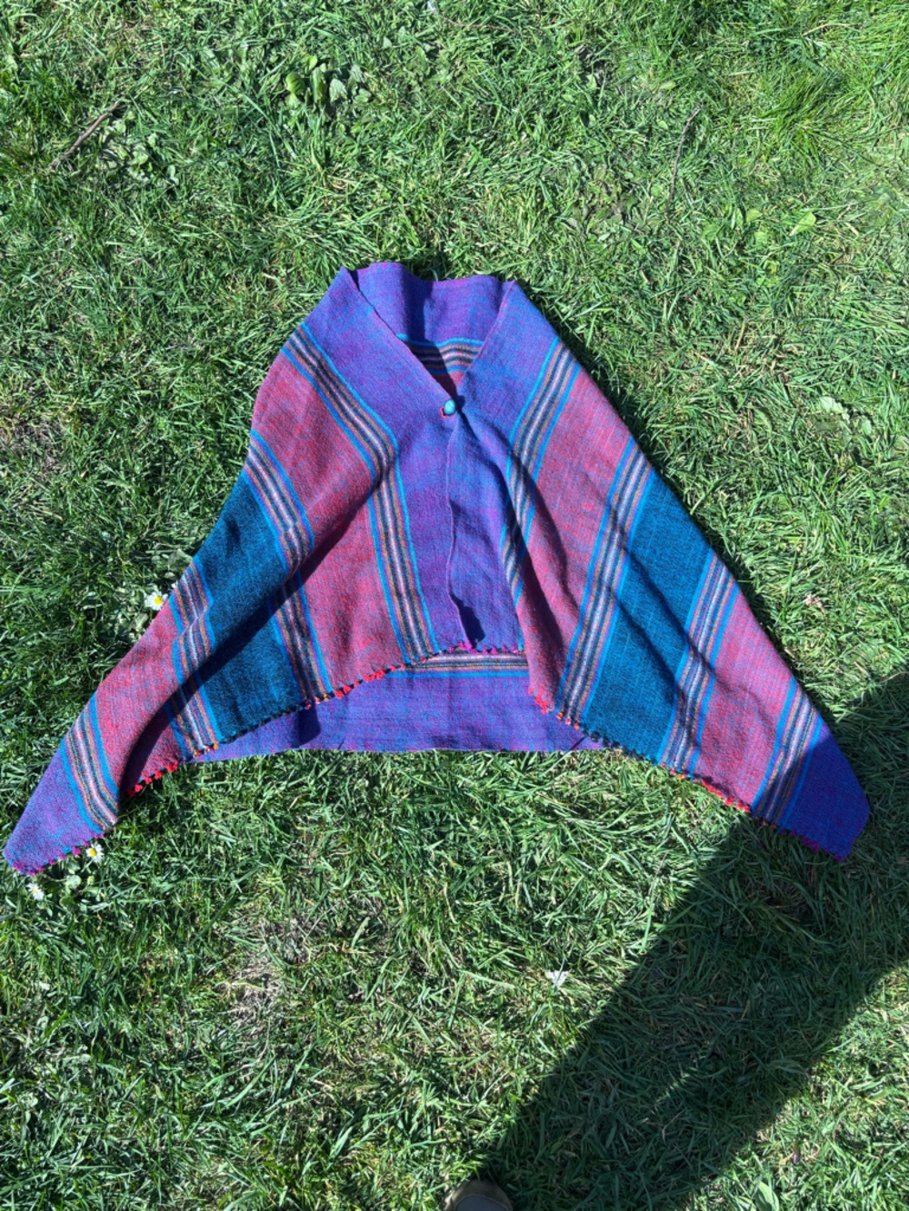 Wool shawl or skirt